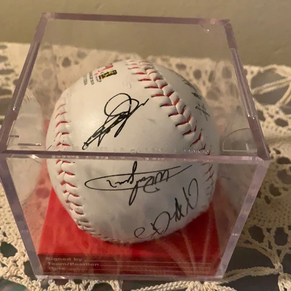 Digitally Autographed Team Baseball I don’t know anything about it team/year